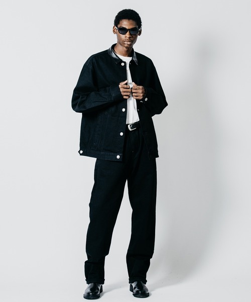 CRIMIE(クライミー)の「BRON FREE SELVEDGE ONE WASH DENIM TYPE III JACKET - BLACK MADE IN JAPAN(デニムジャケット・メンズ・ブラック・XXL/XL/L/M/S)」の8枚目の写真