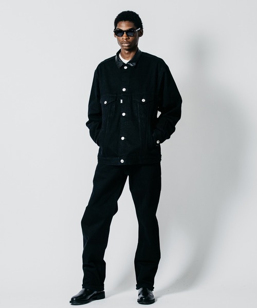 CRIMIE(クライミー)の「BRON FREE SELVEDGE ONE WASH DENIM TYPE III JACKET - BLACK MADE IN JAPAN(デニムジャケット・メンズ・ブラック・XXL/XL/L/M/S)」の10枚目の写真