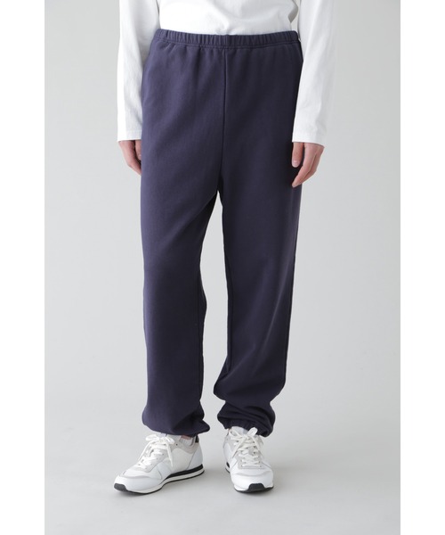 YLEVE(イレーヴ)の「Y / ORGANIC COTTON BLEND HEAVY WEIGHT FLEECE TR(その他パンツ・メンズ・ホワイト/ネイビー・1/4)」の2枚目の写真