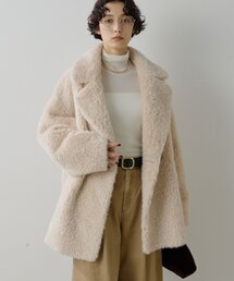 フェイクラムダブルジャケット