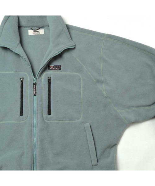 DAIRIKU(ダイリク)の「BigSleeve ZipUP Fleece Jacket(ブルゾン・メンズ・ミント/ブラック・MEDIUM/SMALL)」の6枚目の写真