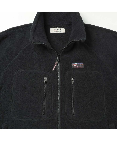 DAIRIKU(ダイリク)の「BigSleeve ZipUP Fleece Jacket(ブルゾン・メンズ・ミント/ブラック・MEDIUM/SMALL)」の12枚目の写真
