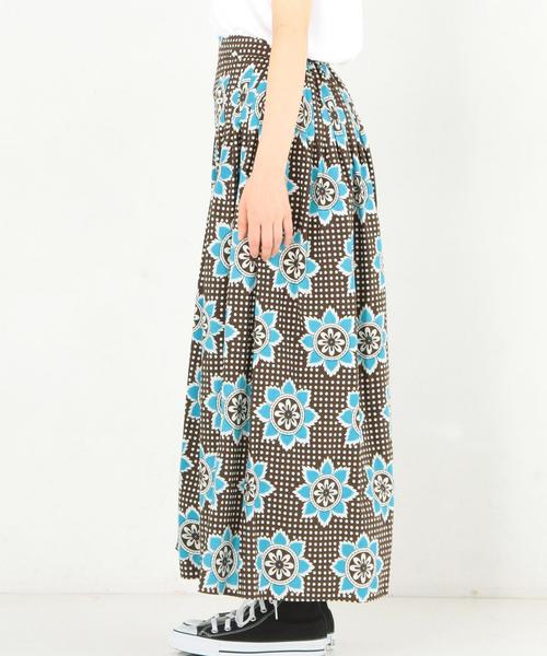 Another Edition（アナザーエディション）の「キャンブリックプリントパンツ/AEBC キャンブリックPRT PT◆（その他パンツ・レディース・レッド/ライトブルー・フリー）」の6枚目の写真