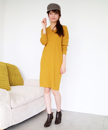 N.（N. Natural Beauty Basic） | ウールベーシックニットワンピース(ワンピース)