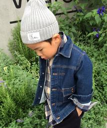 coen | 【coen kids】ドビーデニムジャケット(100～150cm)(デニムジャケット)