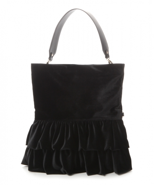 GLOBAL WORK（グローバルワーク）の「フリル3WAYクラッチ/741112（クラッチバッグ・レディース・ワインレッド/ベージュ/ブラック・FREE）」の5枚目の写真