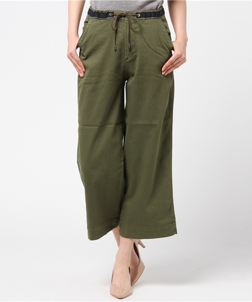 Moname（モナーム）の「Moname   イージーワイドパンツ   EASY PANTS(イージーパンツ)/41171210（その他パンツ・レディース・カーキ/ベージュ/ネイビー・MEDIUM/SMALL）」の15枚目の写真