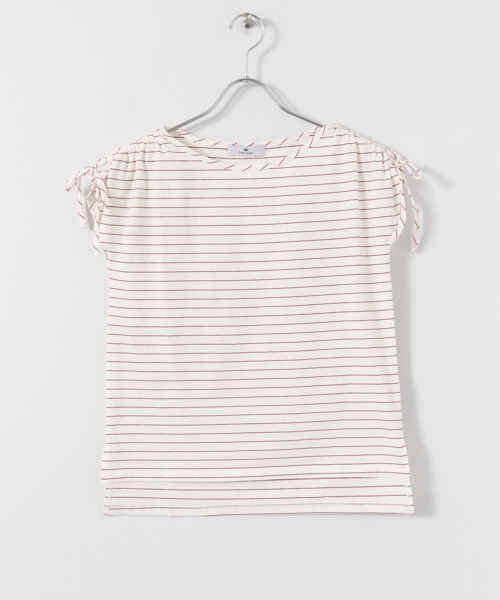 URBAN RESEARCH Sonny Label(アーバンリサーチサニーレーベル)の「Sonny Label シャーリングボーダーTシャツ(Tシャツ/カットソー・レディース・ブラック/ブルー/ピンク/レッド・FREE)」の15枚目の写真