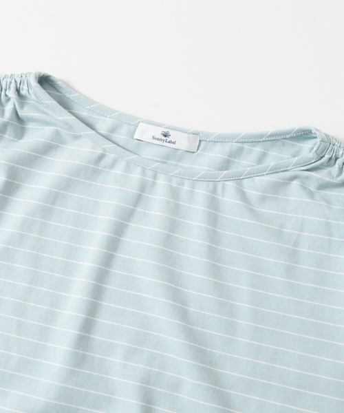 URBAN RESEARCH Sonny Label(アーバンリサーチサニーレーベル)の「Sonny Label シャーリングボーダーTシャツ(Tシャツ/カットソー・レディース・ブラック/ブルー/ピンク/レッド・FREE)」の16枚目の写真