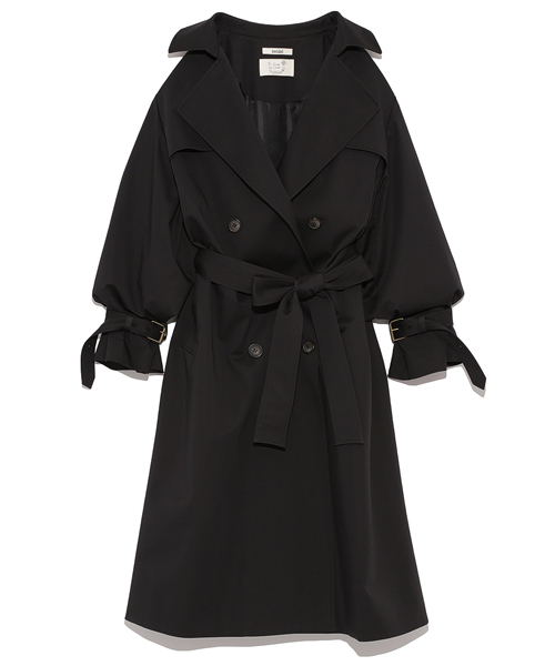 国内配送 Snidel トレンチコート ボリュームスリーブ スナイデル コート ロングコート