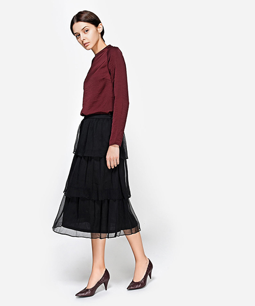 CHARLES & KEITH(チャールズ & キース)の「フィットパンプスヒール / FITTED PUMP HEELS(パンプス・レディース・ライトグレー/バーガンディー/ブラック・23.5cm/23cm/24cm)」の17枚目の写真