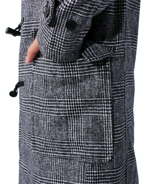 ８(eight)（エイト）の「ロング ダッフルコート ウール メルトン （ダッフルコート・メンズ・チャコールグレー/その他/その他1/グレー・MEDIUM/LARGE/X-LARGE）」の14枚目の写真