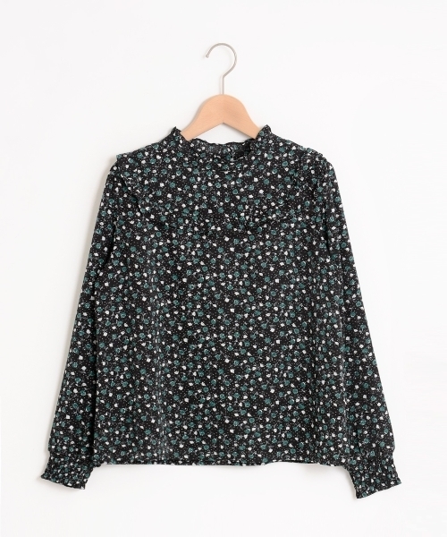 MAJESTIC LEGON(マジェスティックレゴン)の「☆リトルローズ×ドット柄フリルブラウス(シャツ/ブラウス・レディース・レッド系その他2/ブラック系その他/ブルー系その他4・MEDIUM)」の8枚目の写真