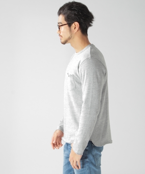 BAYFLOW（ベイフロー）の「ウラパイルプルオーバー（Tシャツ/カットソー・メンズ・オフホワイト/グレー/チャコール・MEDIUM/SMALL/LARGE/X-LARGE）」の19枚目の写真