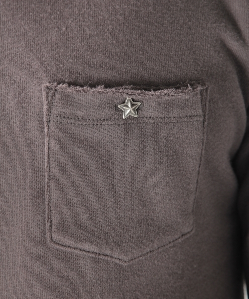 BAYFLOW（ベイフロー）の「ウラパイルプルオーバー（Tシャツ/カットソー・メンズ・オフホワイト/グレー/チャコール・MEDIUM/SMALL/LARGE/X-LARGE）」の8枚目の写真