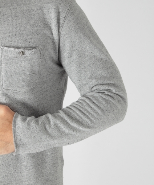 BAYFLOW（ベイフロー）の「ウラパイルプルオーバー（Tシャツ/カットソー・メンズ・オフホワイト/グレー/チャコール・MEDIUM/SMALL/LARGE/X-LARGE）」の9枚目の写真