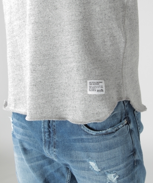 BAYFLOW（ベイフロー）の「ウラパイルプルオーバー（Tシャツ/カットソー・メンズ・オフホワイト/グレー/チャコール・MEDIUM/SMALL/LARGE/X-LARGE）」の10枚目の写真