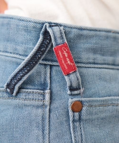 cepo(セポ)の「デニムダーツクロップド(デニムパンツ・レディース・ワンウォッシュ/ブルー系その他4/ダークインディゴブルー/ブルー系その他2/インディゴブルー/ブルー系その他/グレー・S/M/L)」の13枚目の写真