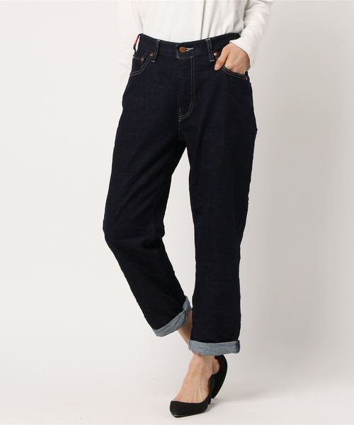 cepo(セポ)の「デニムダーツクロップド(デニムパンツ・レディース・ワンウォッシュ/ブルー系その他4/ダークインディゴブルー/ブルー系その他2/インディゴブルー/ブルー系その他/グレー・S/M/L)」の5枚目の写真