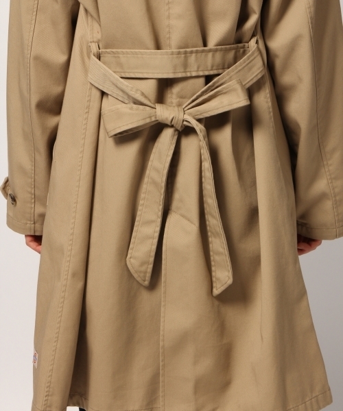 GLOBAL WORK（グローバルワーク）の「Dickiesトレンチコート/785876　《スプリングコート》（トレンチコート・レディース・ベージュ/ネイビー・MEDIUM/LARGE）」の8枚目の写真