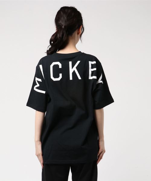 Disney（ディズニー）の「サングラスミッキーT（Tシャツ/カットソー・レディース・ブラック/ホワイト・LL/M/L）」の3枚目の写真