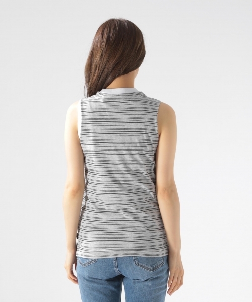 Afends(アフェンズ)の「【AFENDS(アフェンズ)】DANTE BANDCUT(Tシャツ/カットソー・レディース・グレー・SMALL)」の5枚目の写真