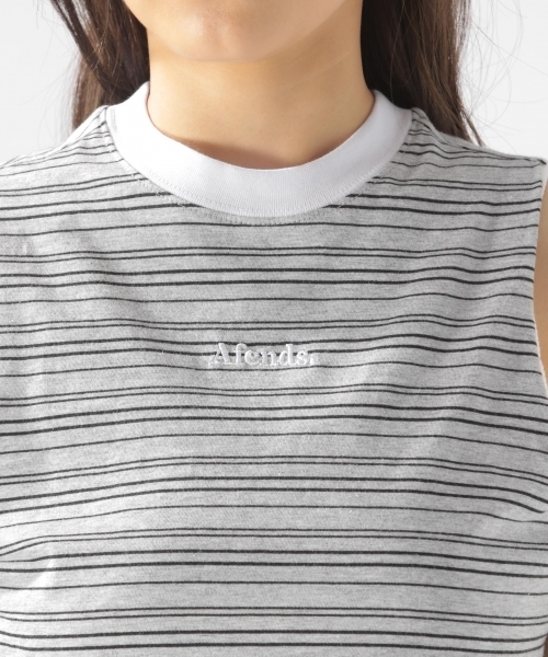 Afends(アフェンズ)の「【AFENDS(アフェンズ)】DANTE BANDCUT(Tシャツ/カットソー・レディース・グレー・SMALL)」の6枚目の写真