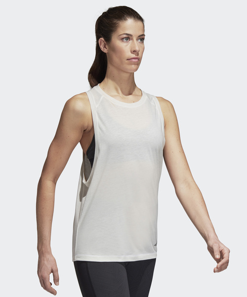 adidas（アディダス）の「[WANDERLUST]  タンクトップ（タンクトップ・レディース・ミント/オフホワイト・SMALL/MEDIUM/LARGE/X-LARGE）」の8枚目の写真