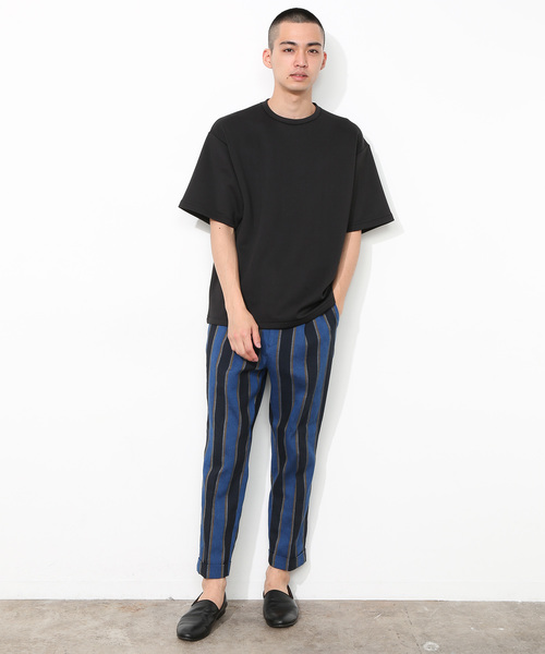 ADAM ET ROPE'（アダムエロペ）の「ブライトミニ裏毛スウェットT（Tシャツ/カットソー・メンズ・チャコールグレー/ライトグレー/ブラック・M/L）」の4枚目の写真