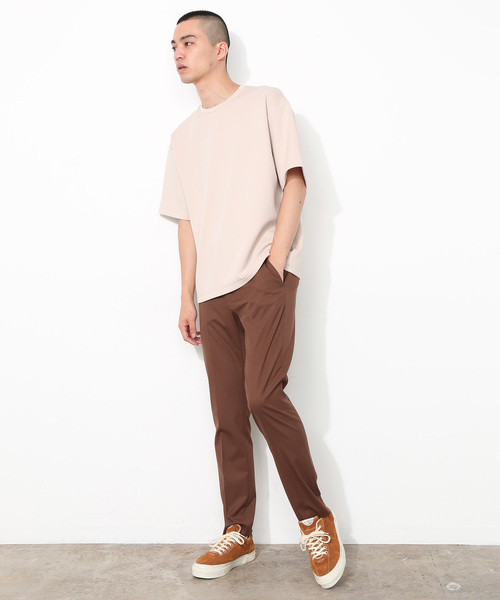 ADAM ET ROPE'（アダムエロペ）の「ブライトミニ裏毛スウェットT（Tシャツ/カットソー・メンズ・チャコールグレー/ライトグレー/ブラック・M/L）」の6枚目の写真