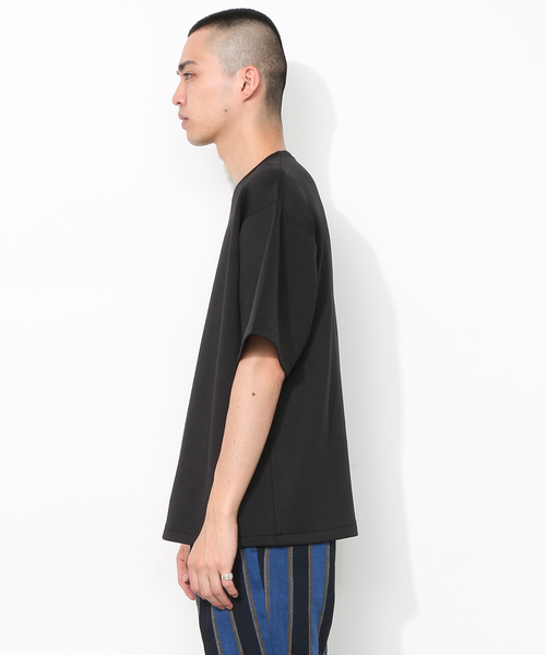 ADAM ET ROPE'（アダムエロペ）の「ブライトミニ裏毛スウェットT（Tシャツ/カットソー・メンズ・チャコールグレー/ライトグレー/ブラック・M/L）」の7枚目の写真