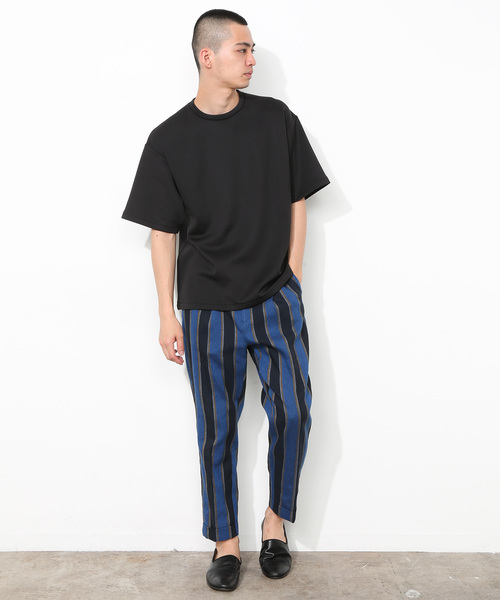 ADAM ET ROPE'（アダムエロペ）の「ブライトミニ裏毛スウェットT（Tシャツ/カットソー・メンズ・チャコールグレー/ライトグレー/ブラック・M/L）」の17枚目の写真