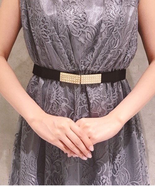 セール Cupid Heart 結婚式ベルト パールスクエアゴムベルト ベルト Cupid Heart キューピッドハート のファッション通販 Zozotown