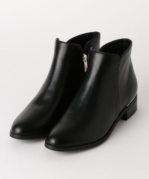 green label relaxing(グリーンレーベルリラクシング)の「★SC ラウンド ショートブーツ(3.0cmヒール) ◆(ブーツ・レディース・ブラック/ブラウン・S/M/L)」の3枚目の写真