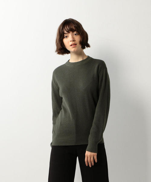 Steven Alan（スティーブンアラン）の「＜Steven Alan＞AZE MILITARY PULLOVER/カットソー（Tシャツ/カットソー・レディース・オリーブ/ダークグレー/オフホワイト・FREE）」の3枚目の写真