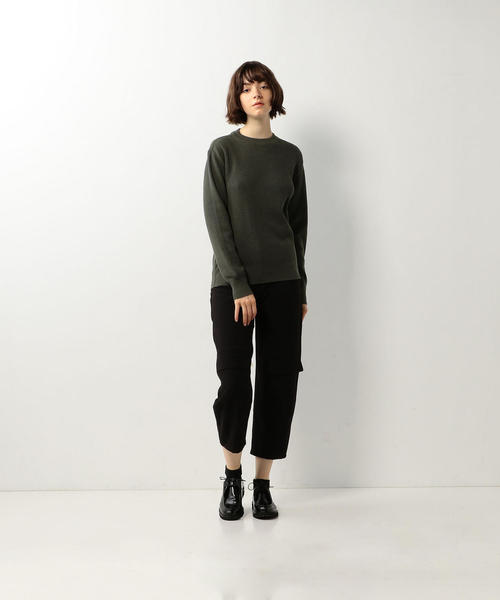 Steven Alan（スティーブンアラン）の「＜Steven Alan＞AZE MILITARY PULLOVER/カットソー（Tシャツ/カットソー・レディース・オリーブ/ダークグレー/オフホワイト・FREE）」の7枚目の写真