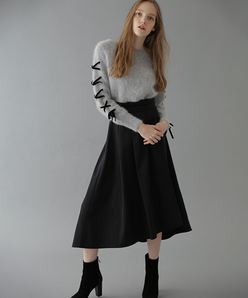 【美品】Sheglit フィッシュテール タックスカート JILL STUART（ジルスチュアート）の「◇ロランフィッシュテール