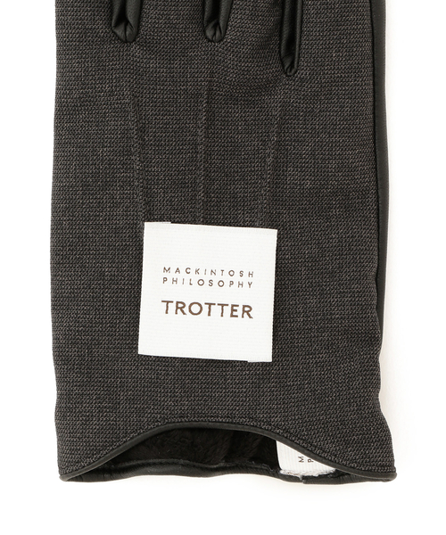 セール トロッターグローブ 手袋 ファッション雑貨 メランジツイルストレッチ Philosophy マッキントッシュ Philosophy マッキントッシュ Trotter Mackintosh メランジツイルストレッチ フィロソフィー のファッション