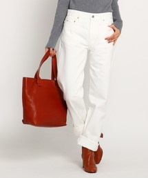 Dessin（デッサン）の「セルヴィッジ　ホワイトデニム（デニムパンツ・レディース）」