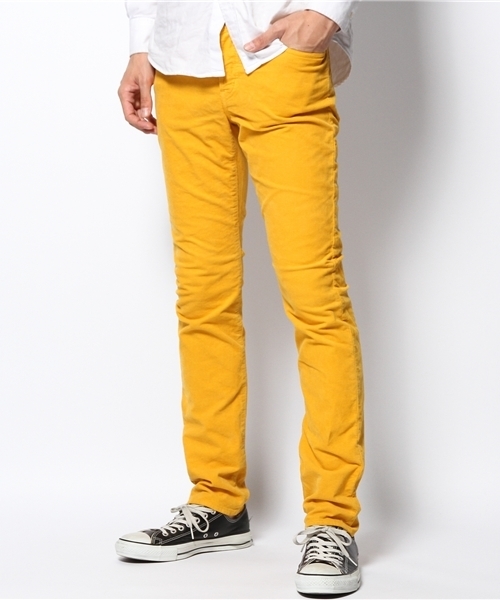 HYSTERIC GLAMOUR（ヒステリックグラマー）の「コーデュロイ スリムPT（その他パンツ・メンズ・ホワイト/チャコールグレー/イエロー/ブルー・31inch/28inch/29inch/30inch/32inch/34inch）」の4枚目の写真