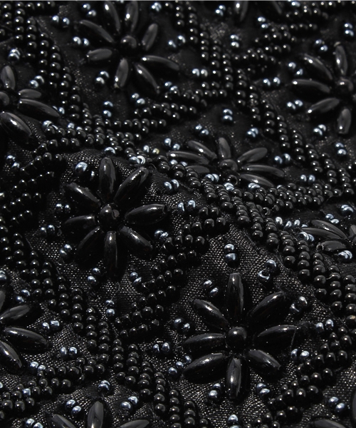 グレースコンチネンタル ダイヤパターン刺繍クラッチバッグ ラインストーンクラッチバッグ / GRACE CONTINENTAL | GRACE