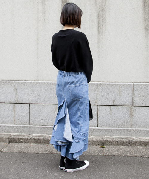 ZUCCa（ズッカ）の「S コットンデニム（スカート）」 - WEAR