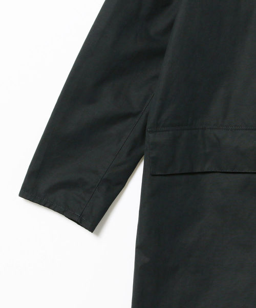 Barbour（バブアー）の「Barbour / NEW BURGHLEY ロングコート（ステンカラーコート・メンズ・ネイビー・40/42/34/36/38）」の6枚目の写真