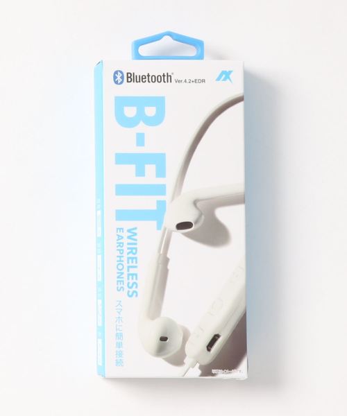 studio CLIP（スタディオクリップ）の「B-FITイヤフォン（ヘッドフォン/イヤホン・レディース・ライトブルー/ホワイト/ピンク・FREE）」の2枚目の写真