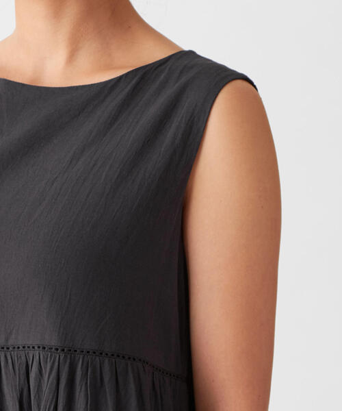 EMMEL REFINES（エメルリファインズ）の「◎【WEB限定】〔ハンドウォッシャブル〕FC HW　ボイルティアードレースワンピース（ワンピース・レディース・オフホワイト/ブラック/ケリー・FREE）」の14枚目の写真