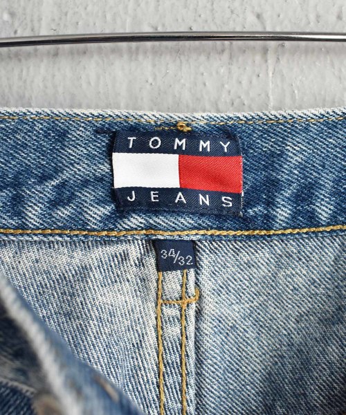 レア☆ケツプリント☆TOMMY トミー デニムパンツ◇L(34)ジーンズ TOMMY 
