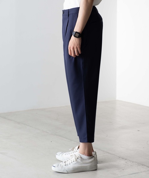 WEGO(ウィゴー)の「WEGO/クロップドペグトップスラックス(スラックス・メンズ・ブラック/ネイビー・SMALL/MEDIUM/LARGE)」の18枚目の写真