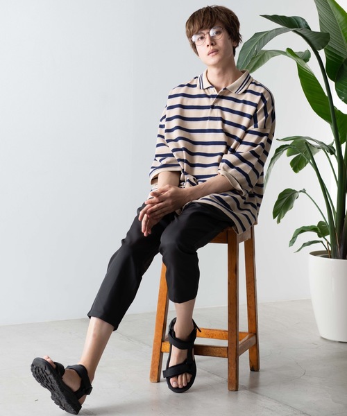 WEGO(ウィゴー)の「WEGO/クロップドペグトップスラックス(スラックス・メンズ・ブラック/ネイビー・SMALL/MEDIUM/LARGE)」の9枚目の写真