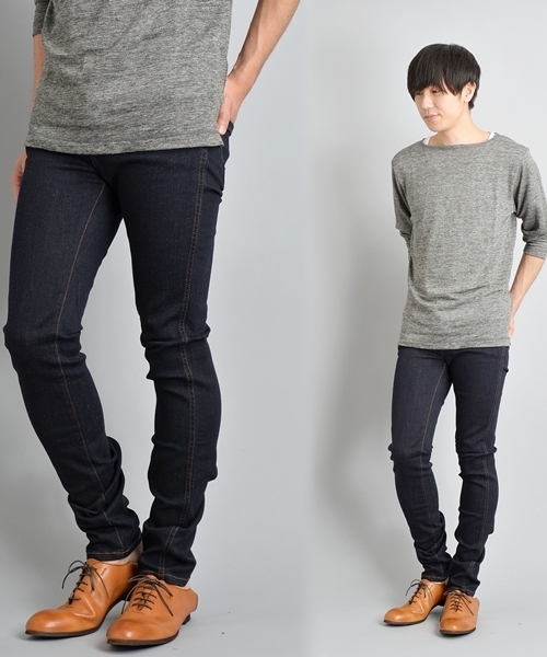 SHIPS JET BLUE(シップスジェットブルー)の「★★Dr DENIM: ゛SNAP゛ スキニーパンツ(その他パンツ・メンズ・オフホワイト/ブラック/ネイビー・34/30/32/28)」の3枚目の写真