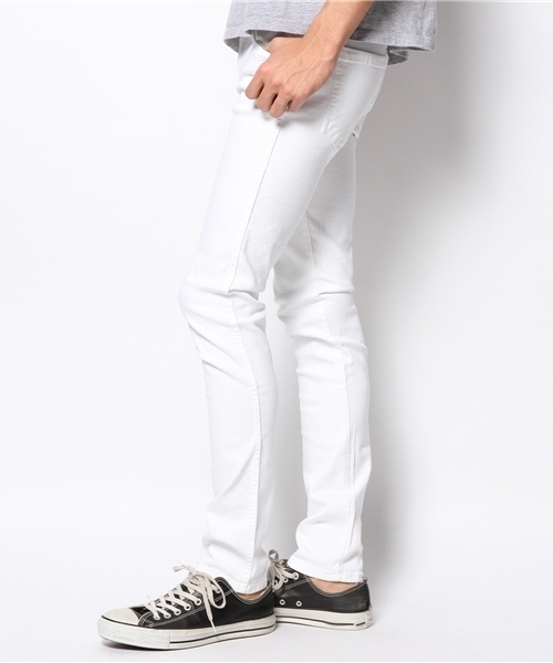SHIPS JET BLUE(シップスジェットブルー)の「★★Dr DENIM: ゛SNAP゛ スキニーパンツ(その他パンツ・メンズ・オフホワイト/ブラック/ネイビー・34/30/32/28)」の10枚目の写真